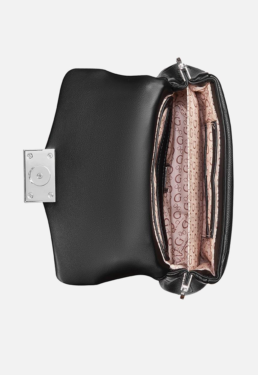 GUESS - Jarson crossbody flap - black
