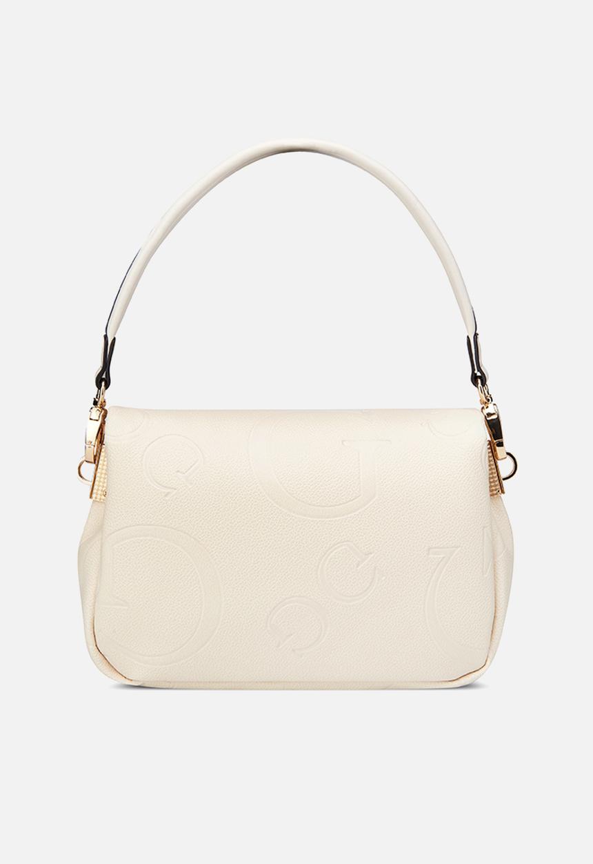 GUESS - Jarson crossbody flap - beige
