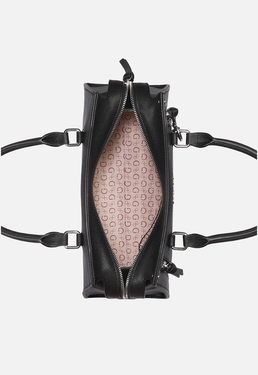 GUESS - Wrenley satchel - black