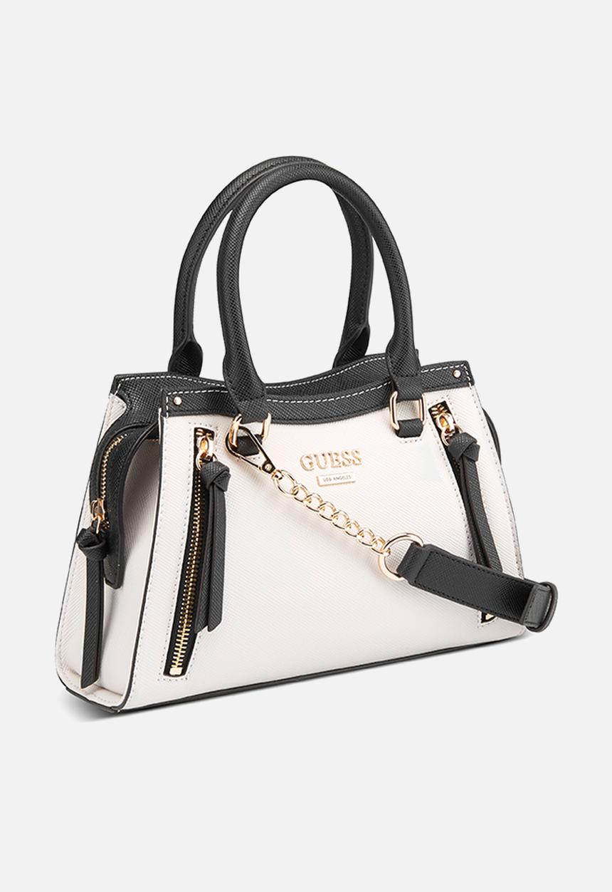 GUESS - Wrenley small satchel - stone