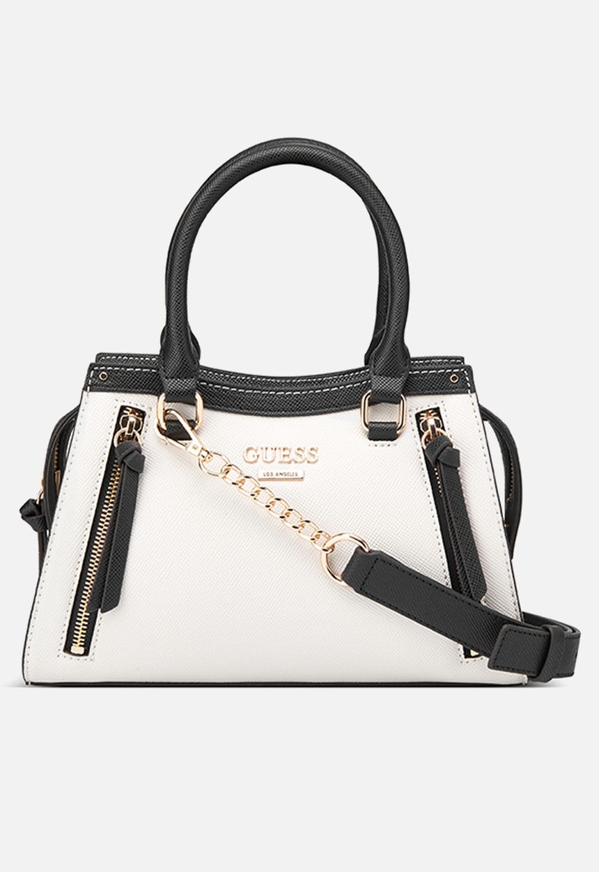 GUESS - Wrenley small satchel - stone