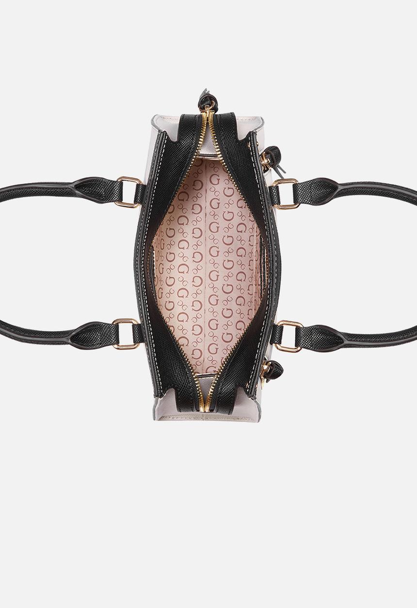 GUESS - Wrenley small satchel - stone