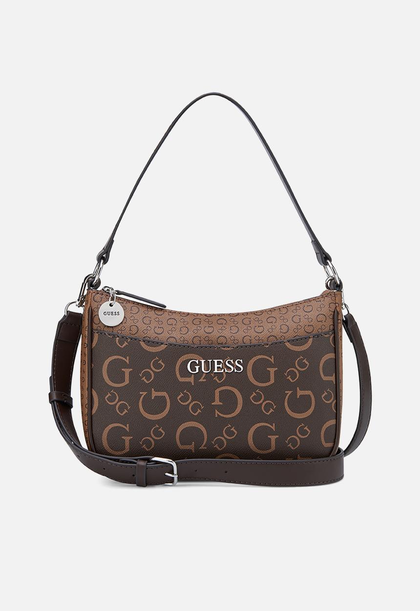 GUESS - Granby mini crossbody top zip - brown