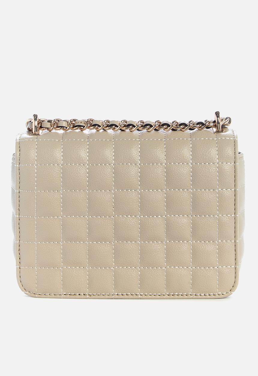 GUESS - Nadira mini convertible crossbody flap - cream