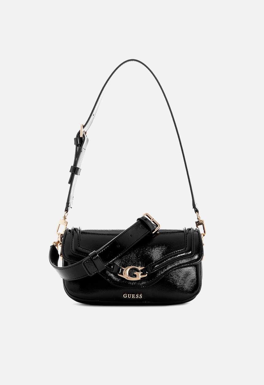 GUESS - Dea mini flap shoulder bag - black