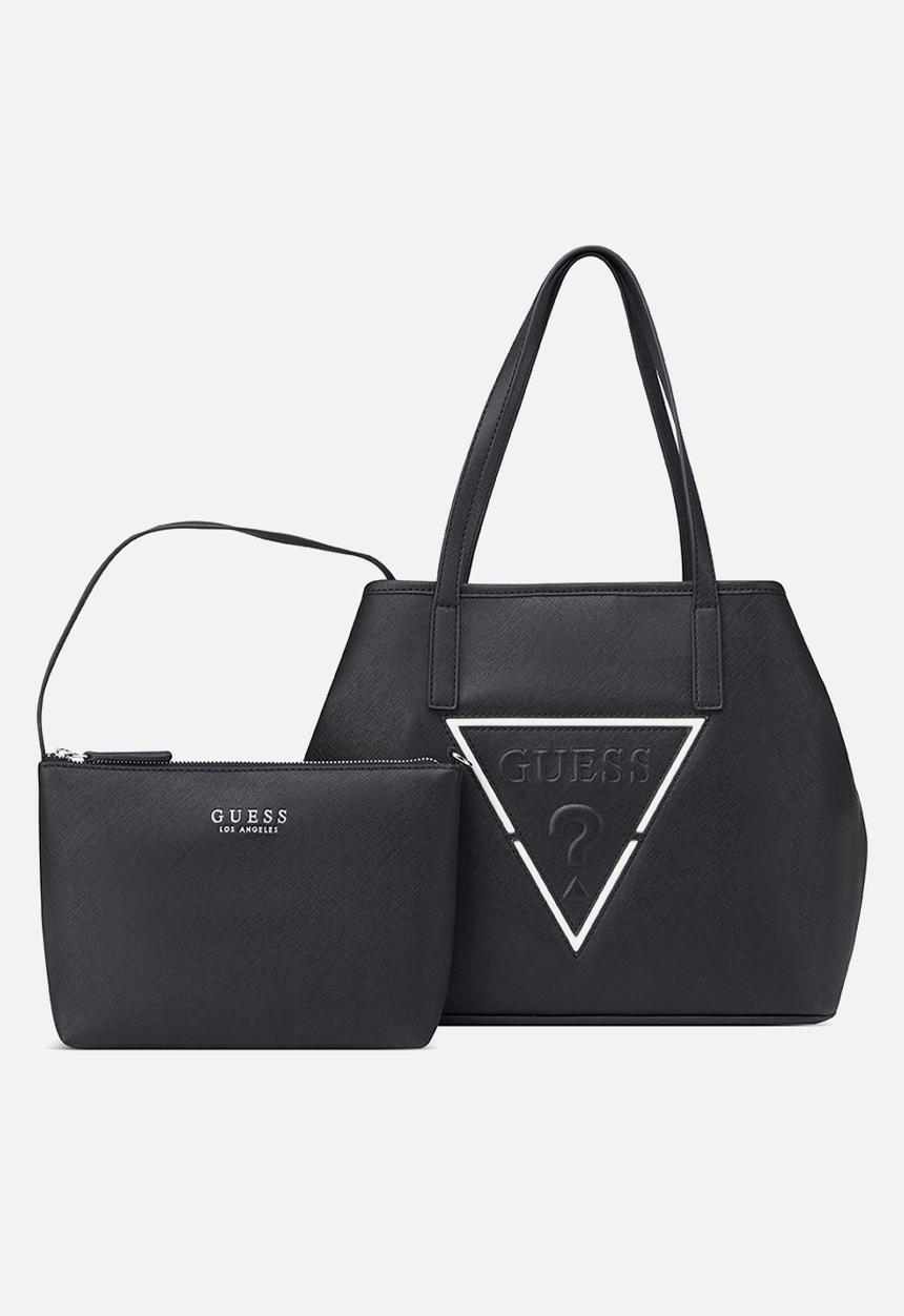GUESS - Portini trap tote - black