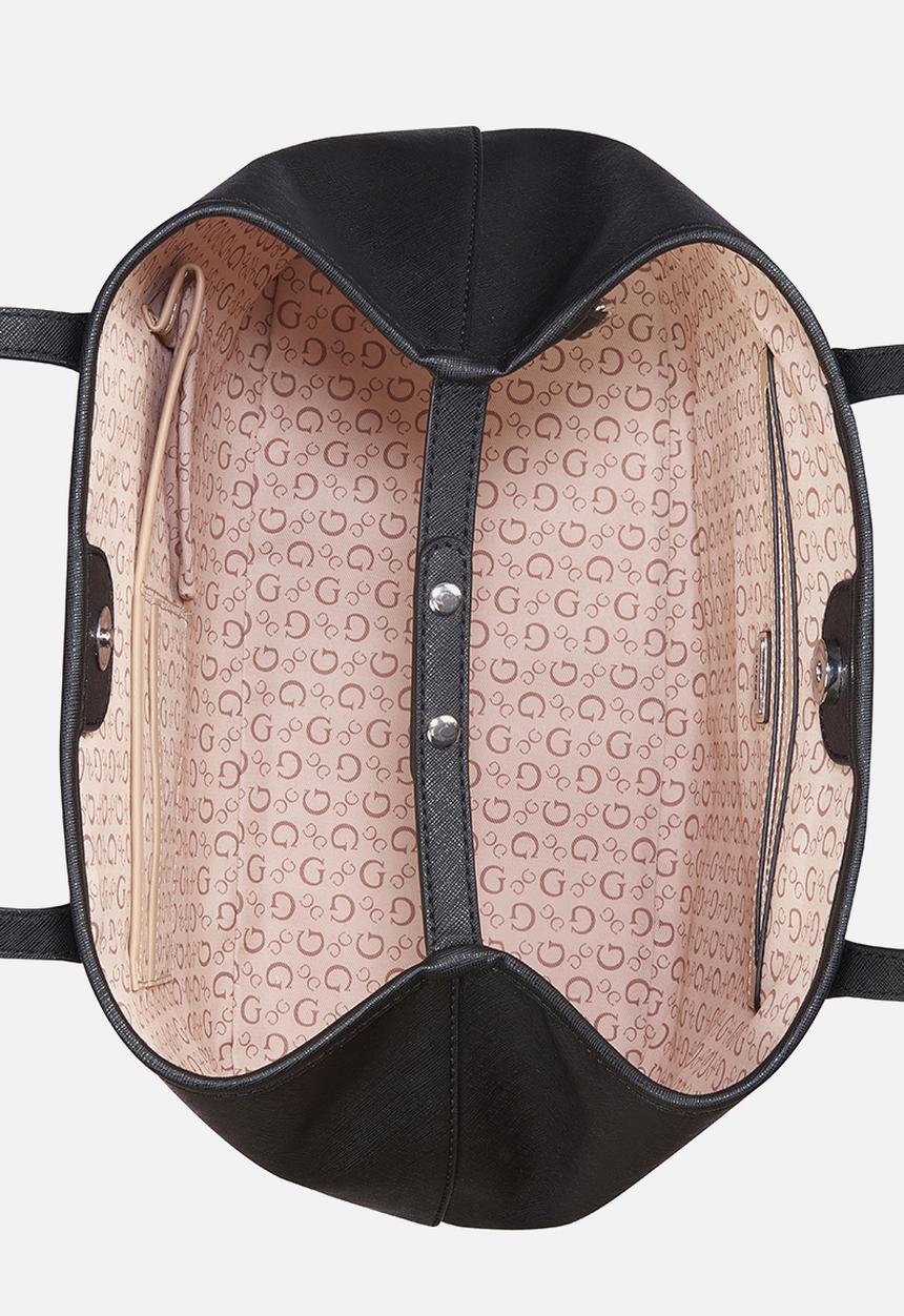 GUESS - Portini trap tote - black