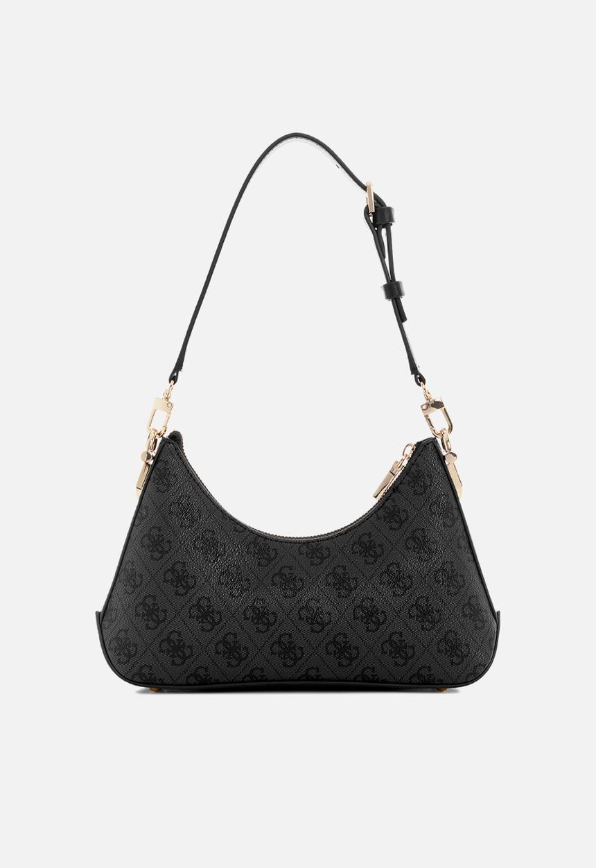 GUESS - Dea top zip shoulder bag - charcoal