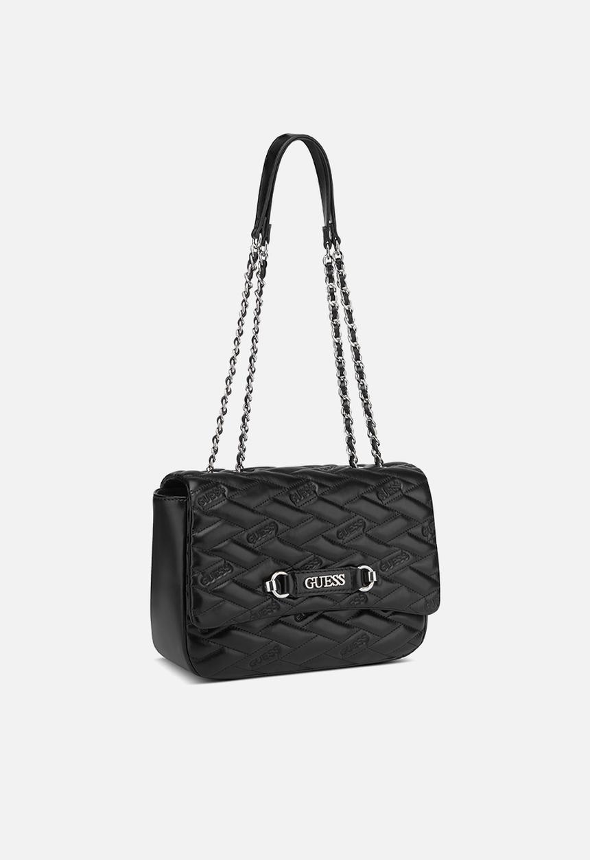 GUESS - Briella flap crossbody - black