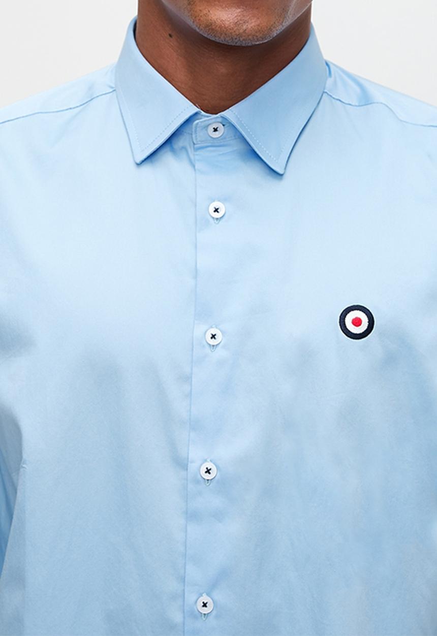 Ben Sherman - Essential target shirt long sleeve - sky