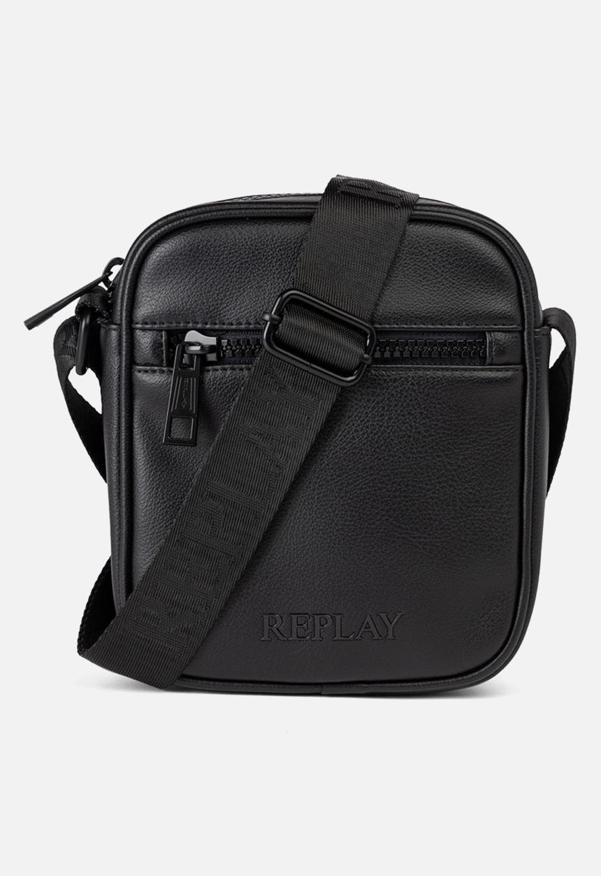 Replay - Hammered PU Crossbody - Black