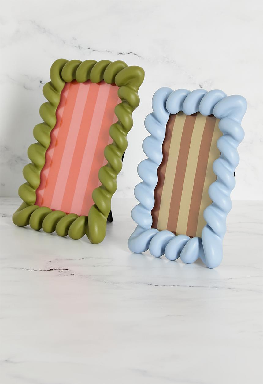 Sixth Floor - Photo Frame Polyresin - Green