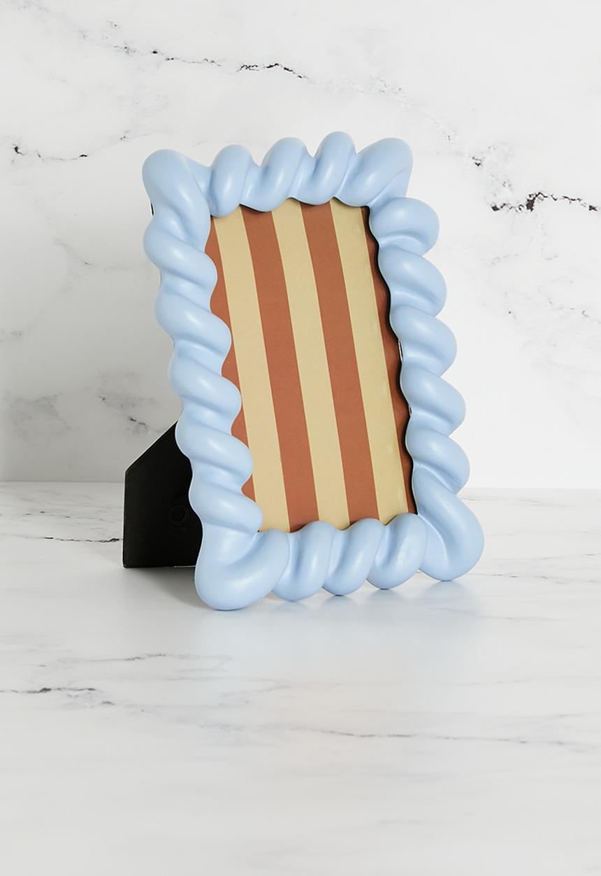 Sixth Floor - Photo Frame Polyresin - Blue