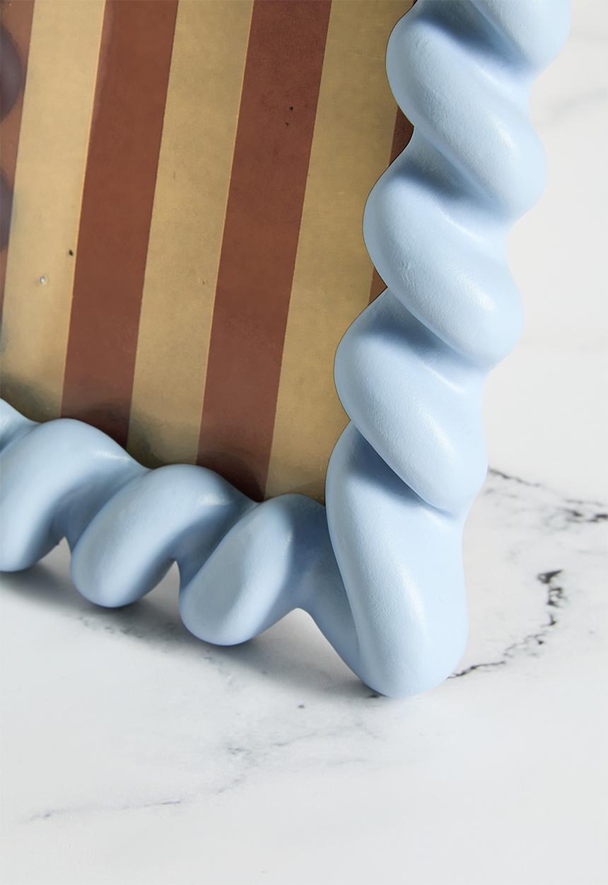 Sixth Floor - Photo Frame Polyresin - Blue