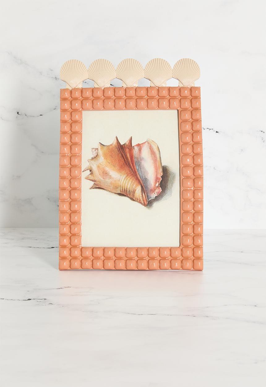 Sixth Floor - Photo Frame Shell Polyresin - Terra