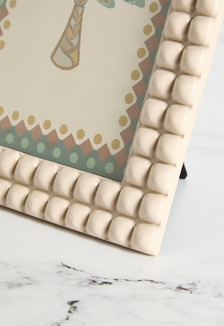 Sixth Floor - Photo Frame Palm Tree Polyresin - Beige