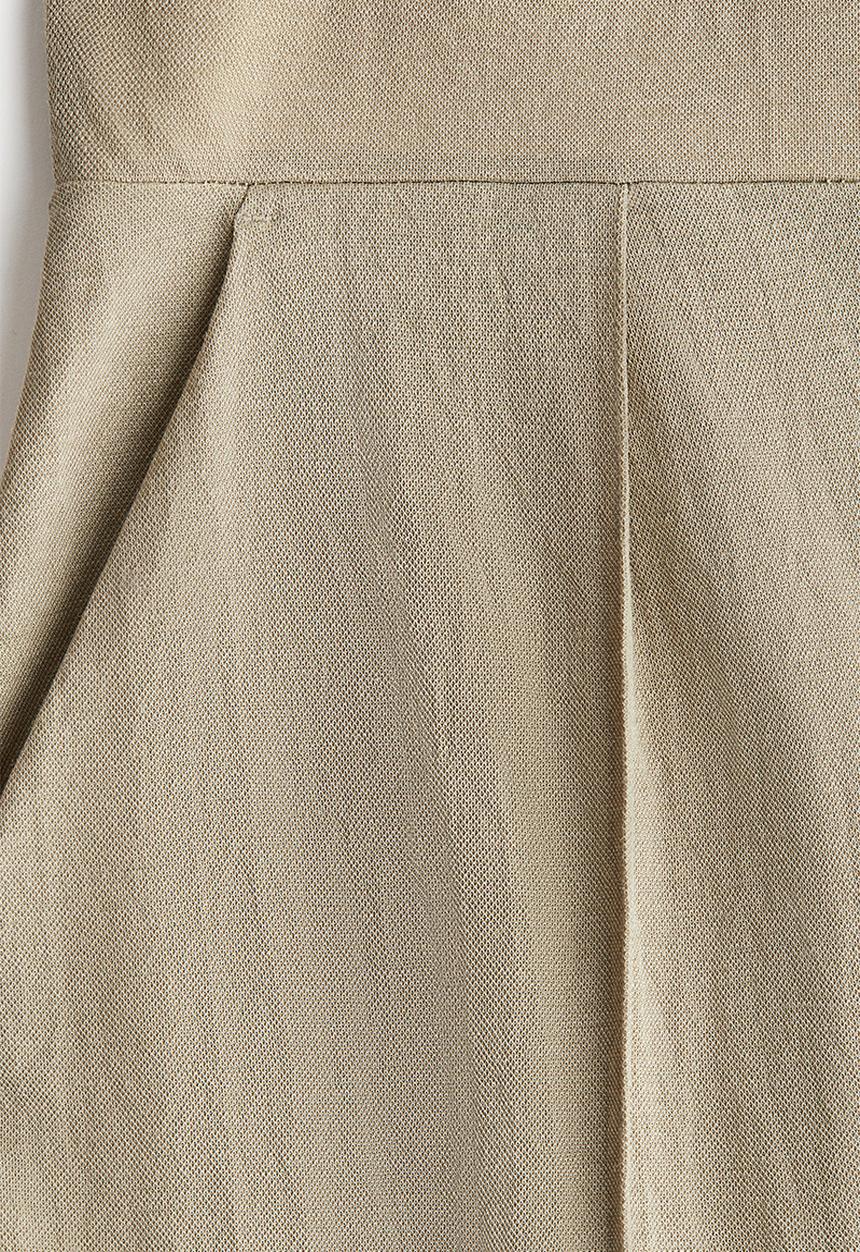 H&M - High-waisted tailored trousers - beige