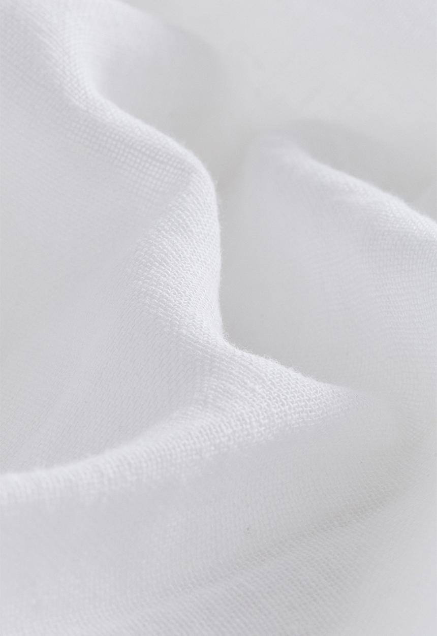 H&M - 1-pack wide linen-blend curtain length - white