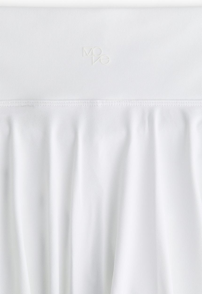 H&M - Circle-cut tennis skirt with drymove™ - white