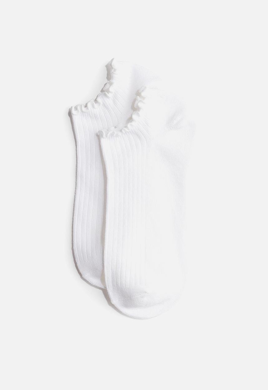 H&M - 5-Pack shaftless socks - white