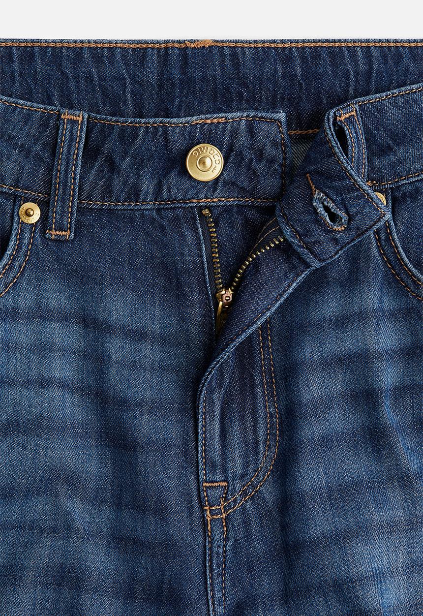 H&M - Baggy wide low jeans - denim blue