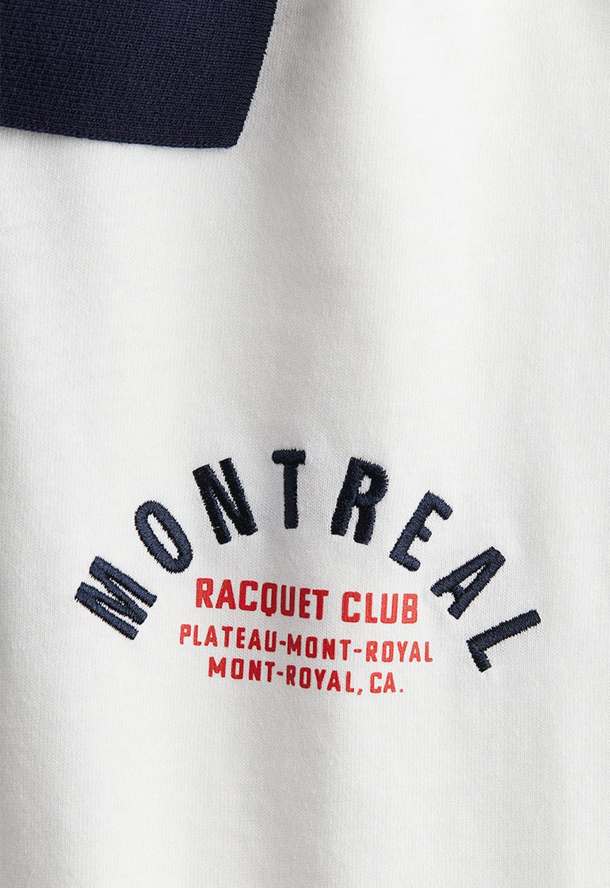 H&M - Cotton rugby shirt - white montreal