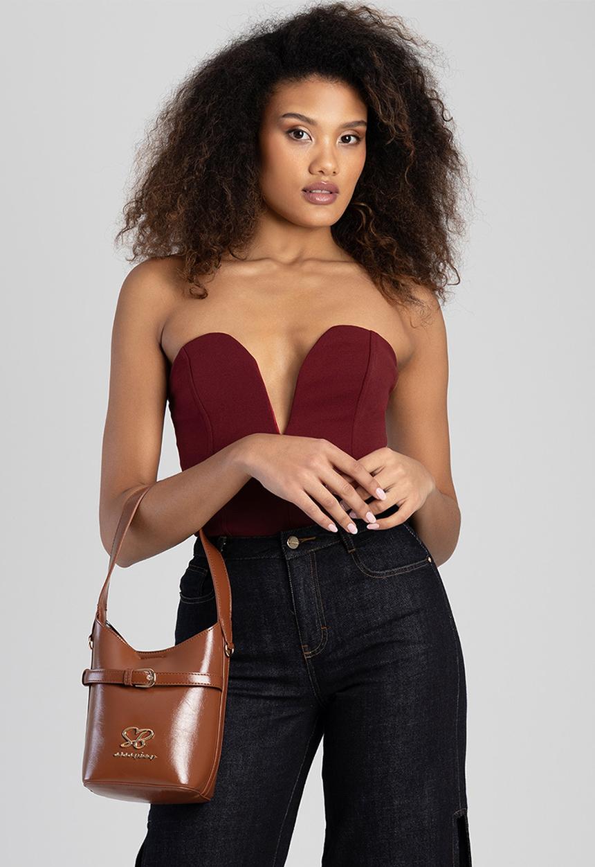 SISSY BOY - Bev bucket bag - brown