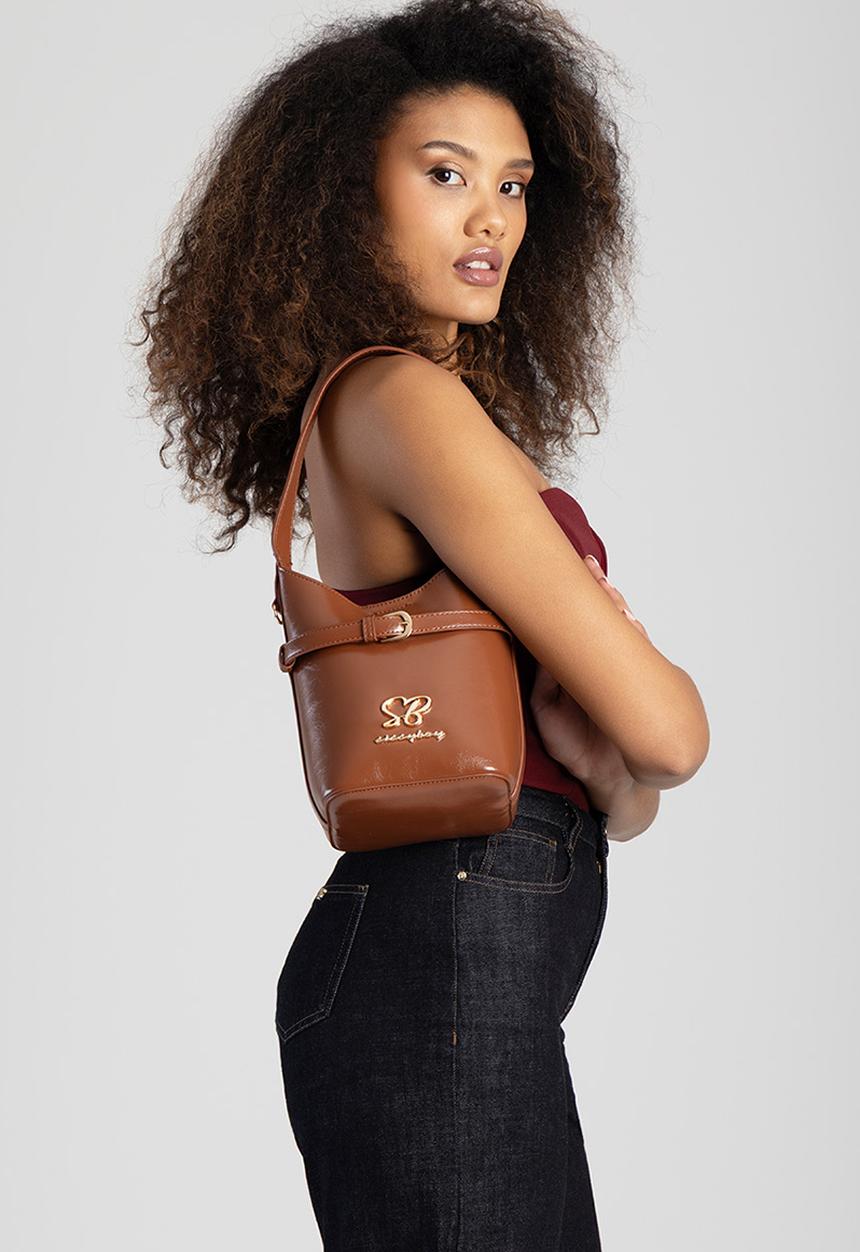 SISSY BOY - Bev bucket bag - brown