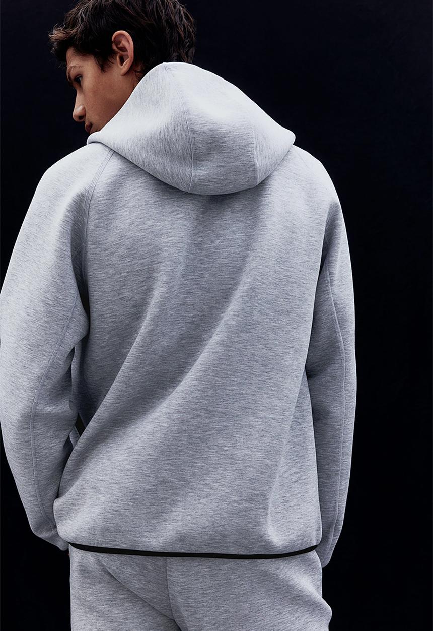 H&M - Sports zip-through hoodie with drymove™ - grey