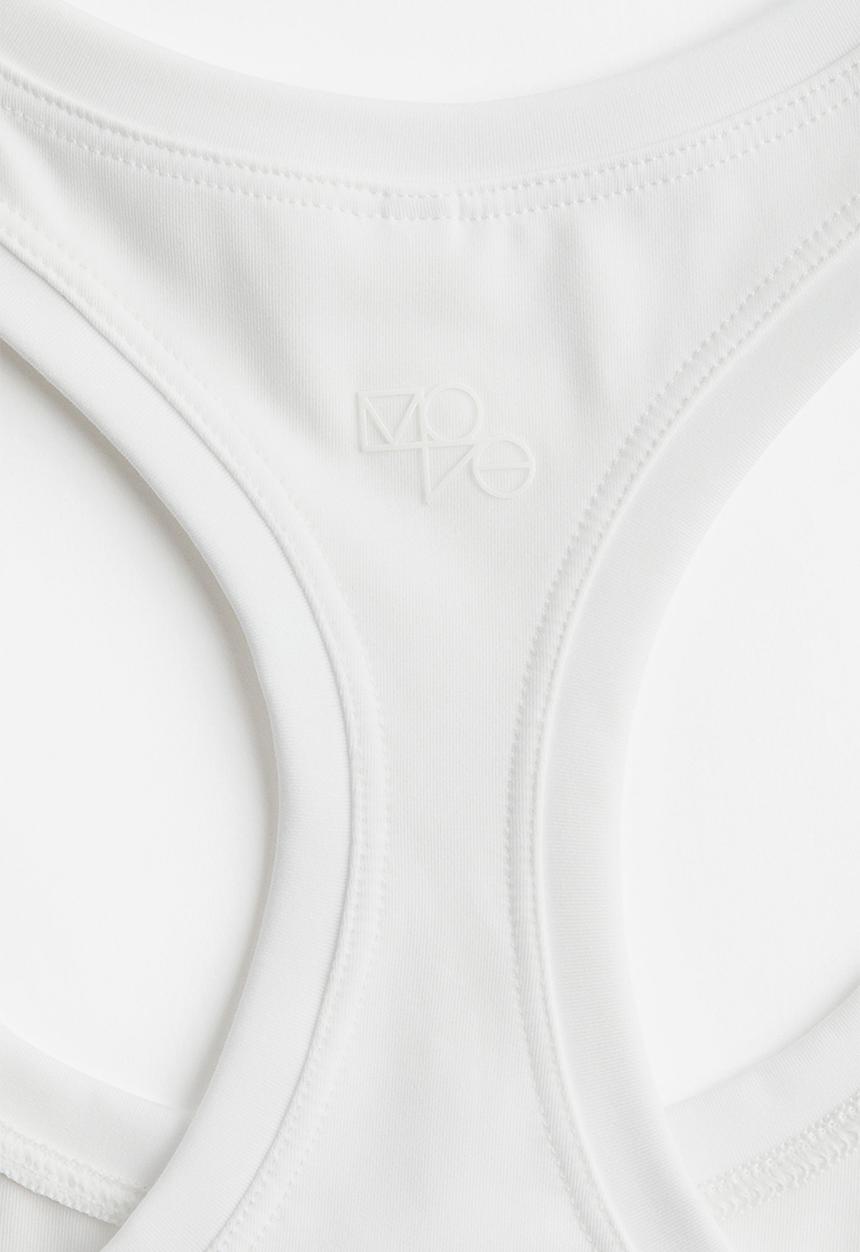 H&M - Sports vest top with softmove™ - white