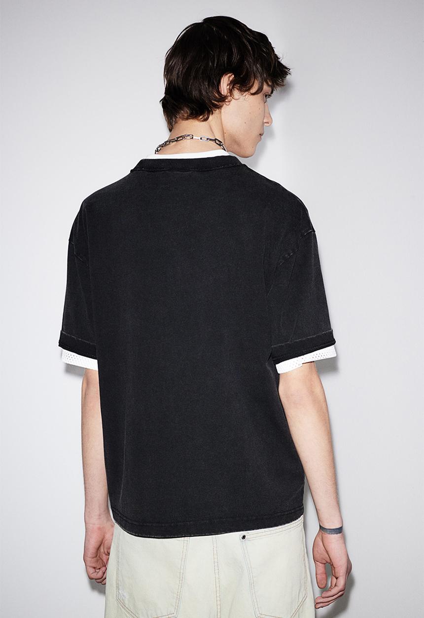 H&M - Loose fit printed T-shirt - black