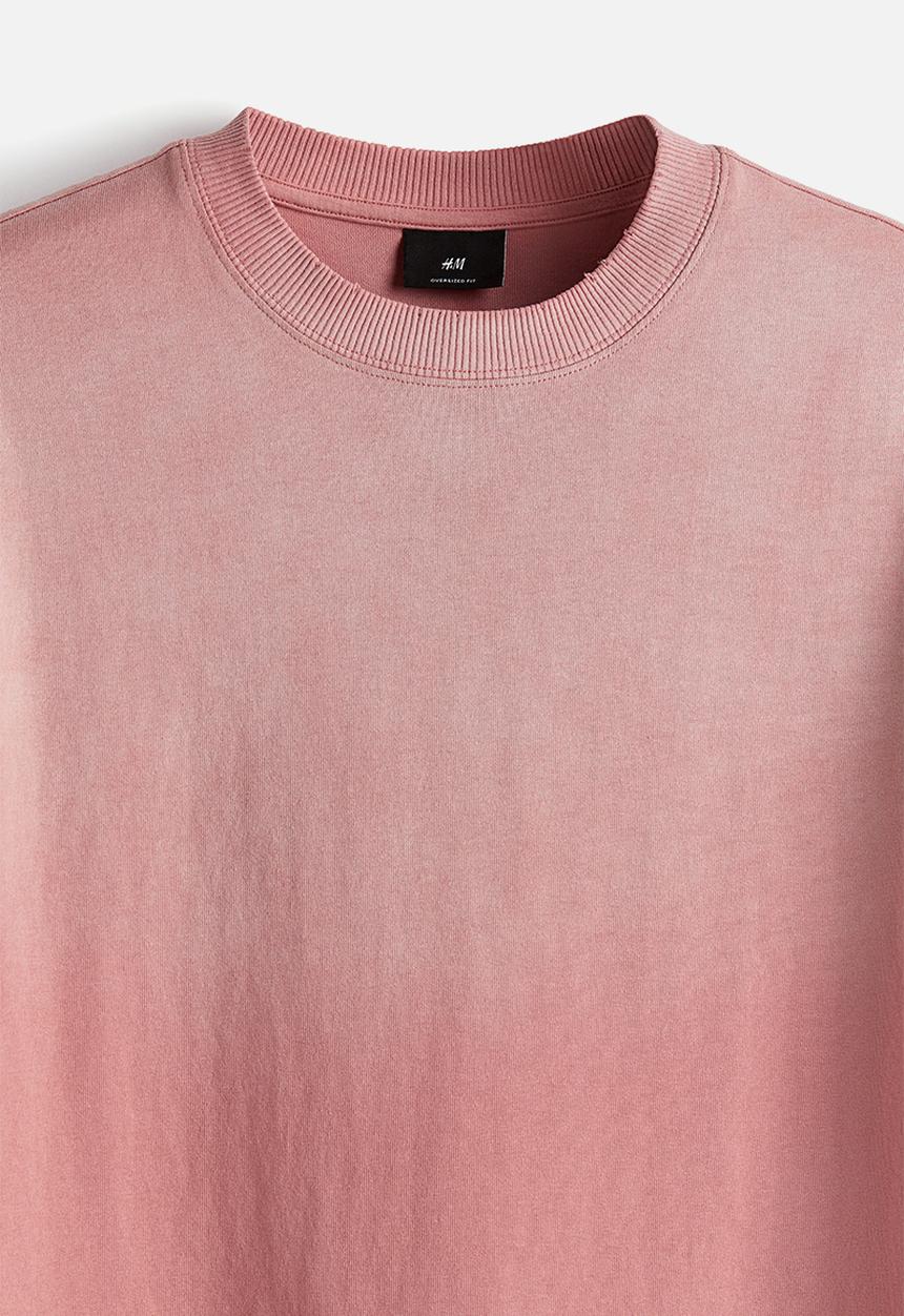 H&M - Oversized fit t-shirt - pink