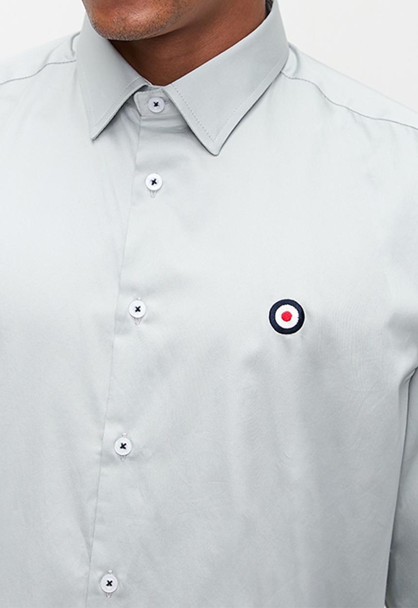 Ben Sherman - Essential target shirt long sleeve - ash grey