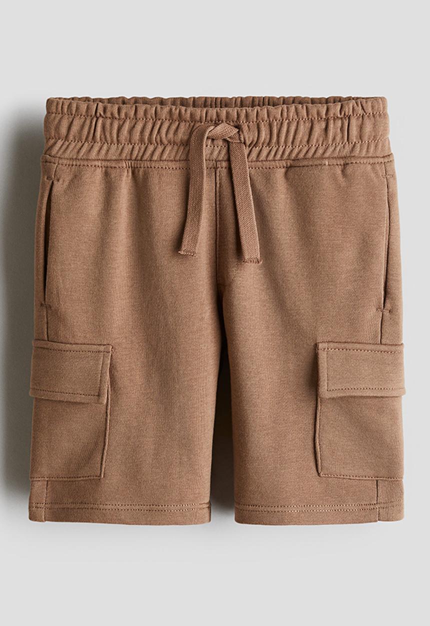H&M - Sweatshirt cargo shorts - brown