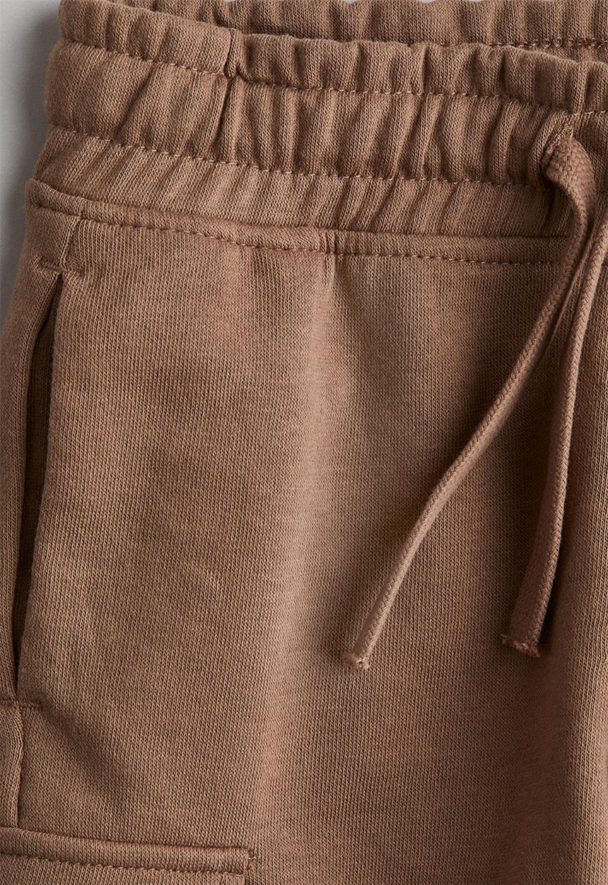 H&M - Sweatshirt cargo shorts - brown