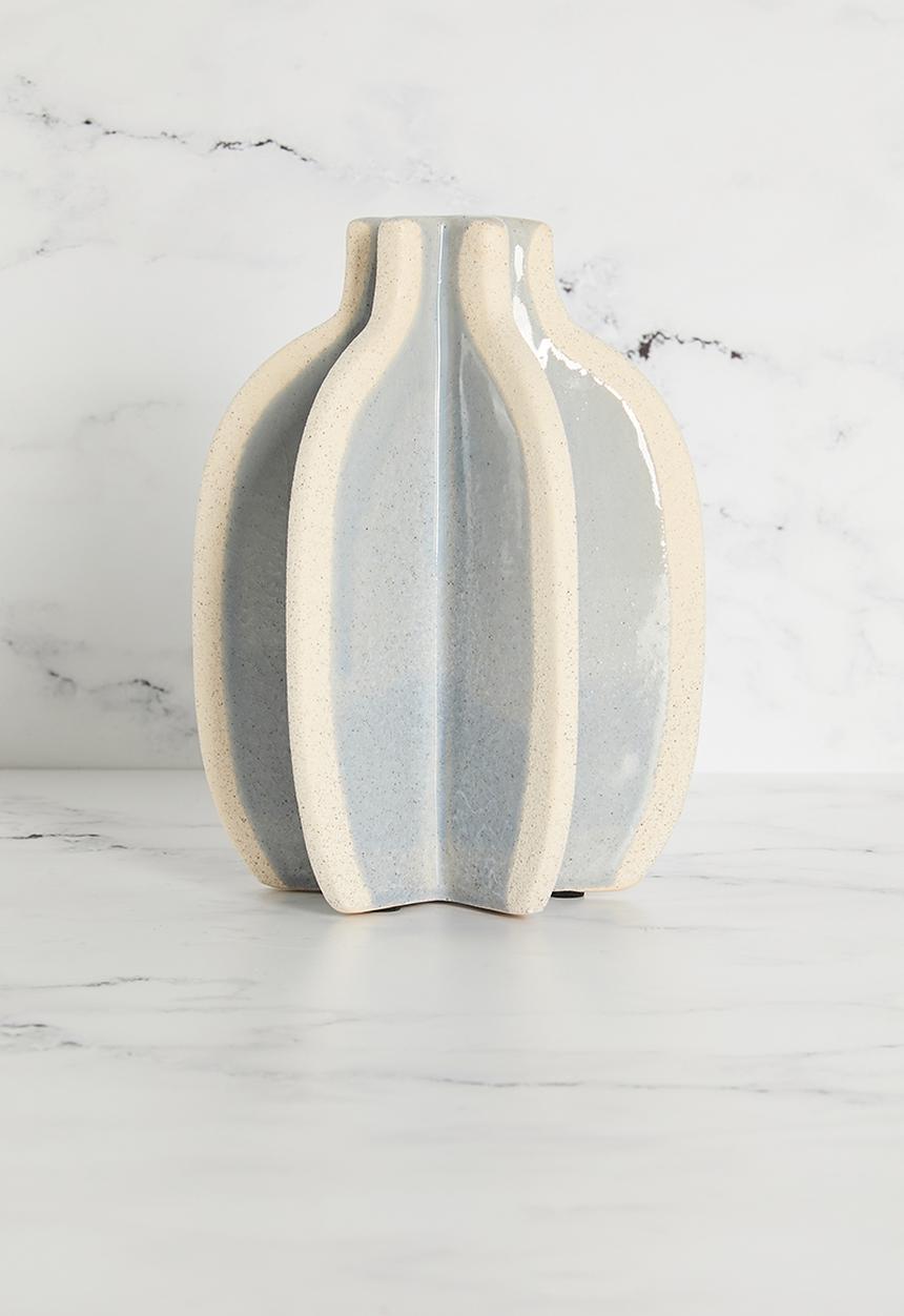 Sixth Floor - Vase Stoneware - Blue