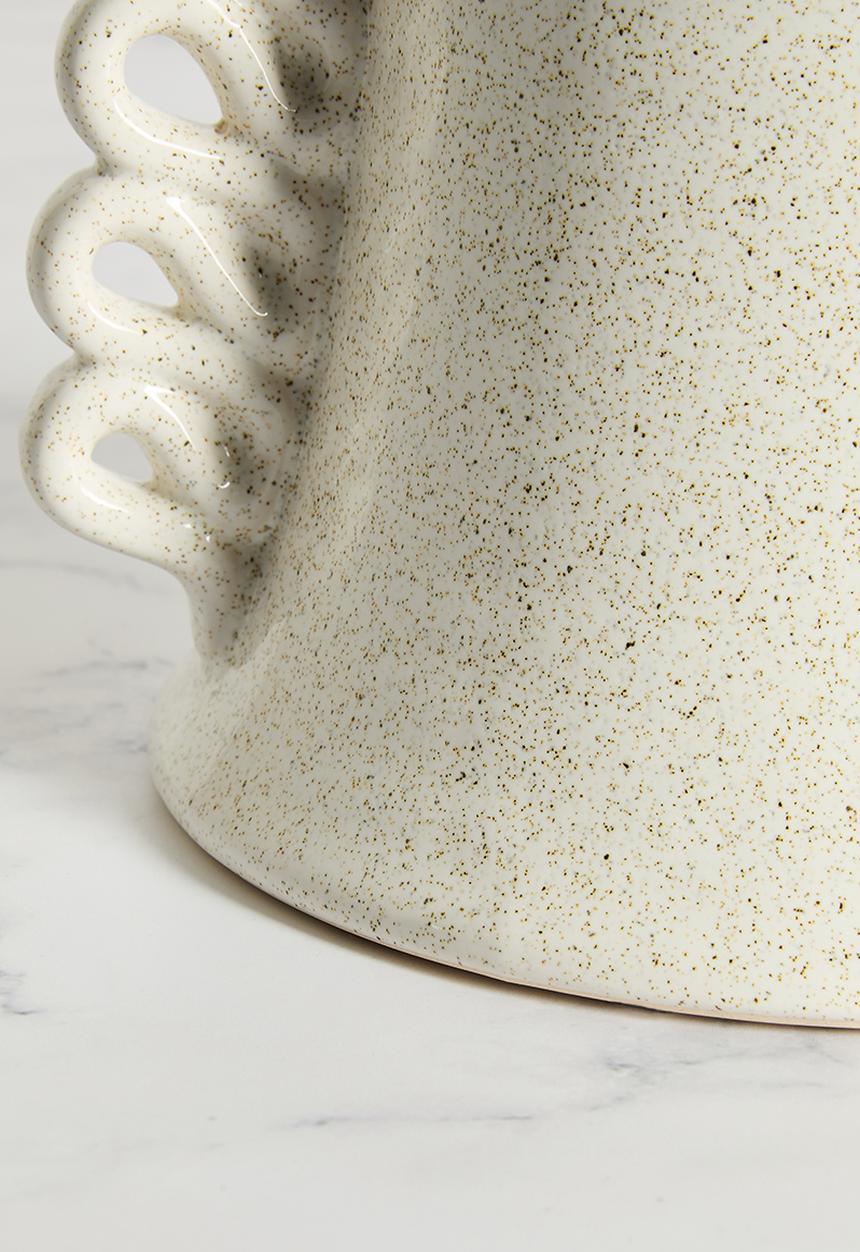 Sixth Floor - Planter Stoneware - White
