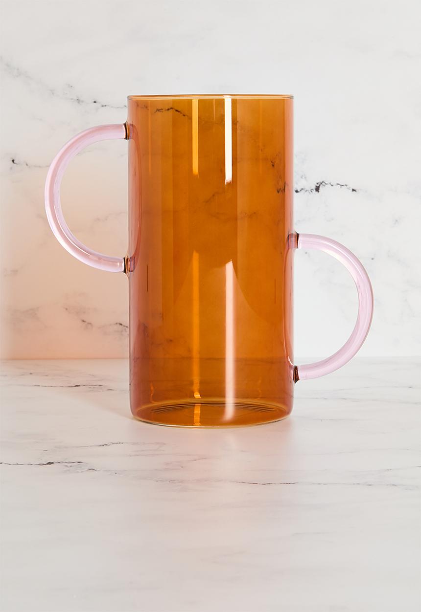 Sixth Floor - Vase Glass - Amber
