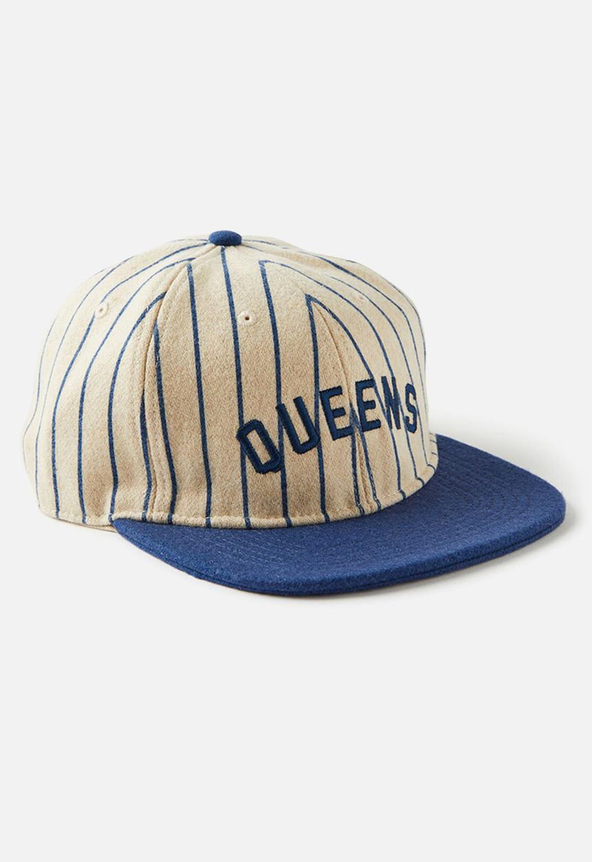 Cotton On - 6 Panel Ball Cap - Dusty Cream/Blue