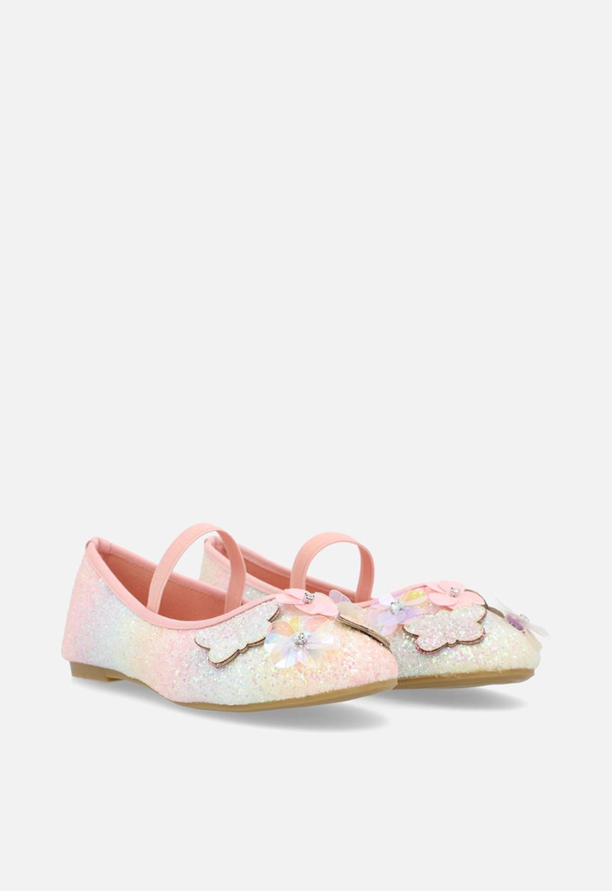 Pop Candy - Floral décor pumps - pink