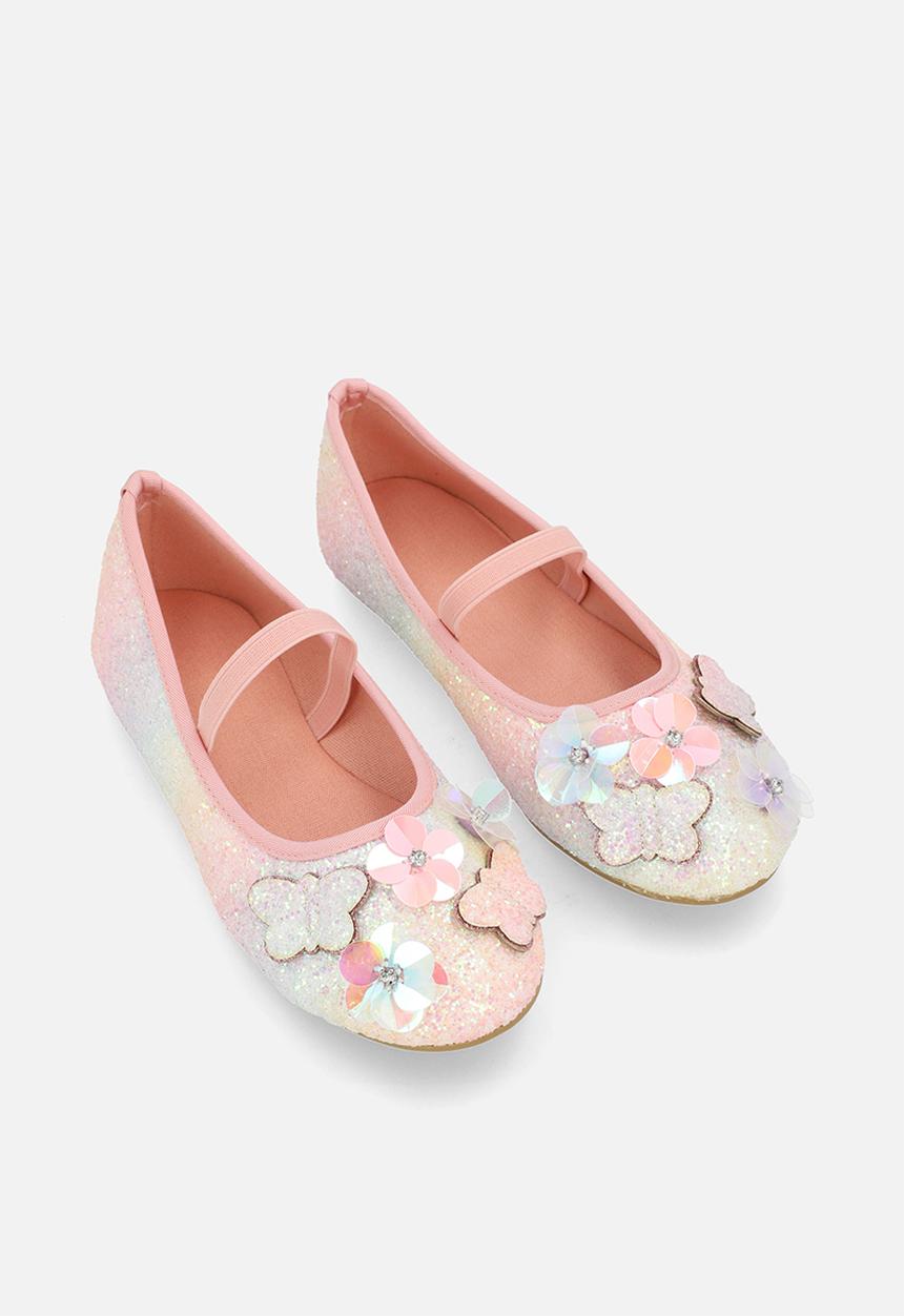 Pop Candy - Floral décor pumps - pink