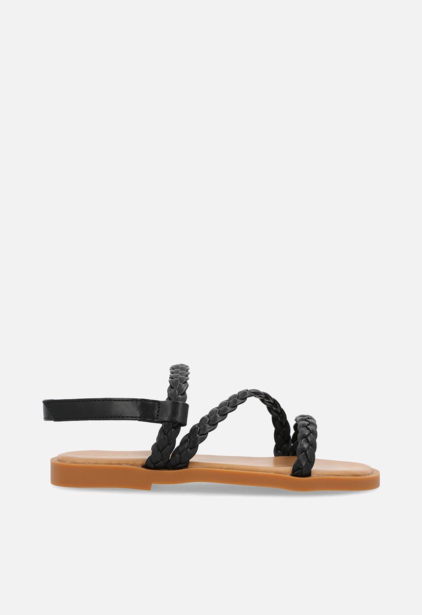 Pop Candy - Weaved sandals - black