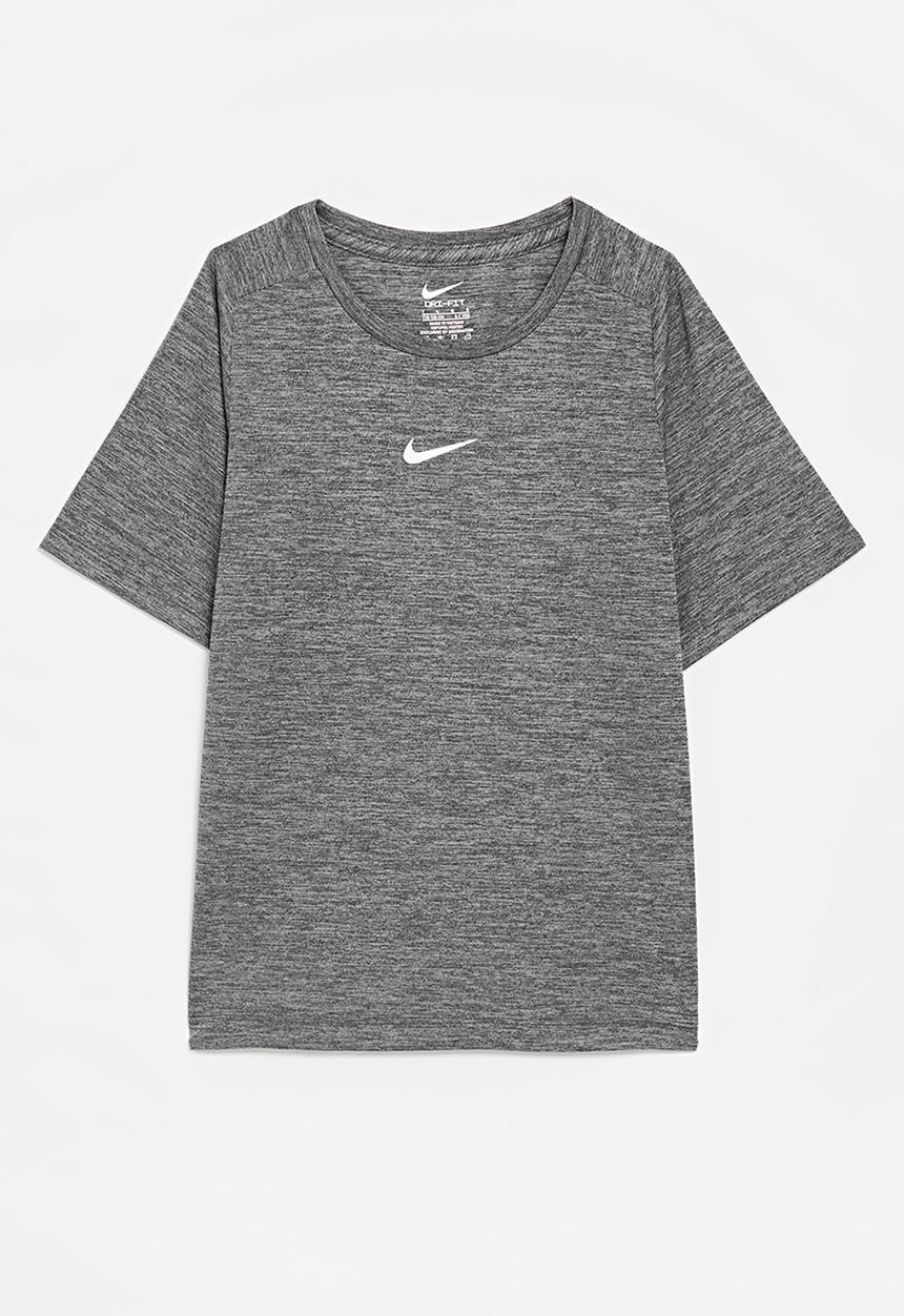 Nike - Nike dri-fit short sleeve top - black heather