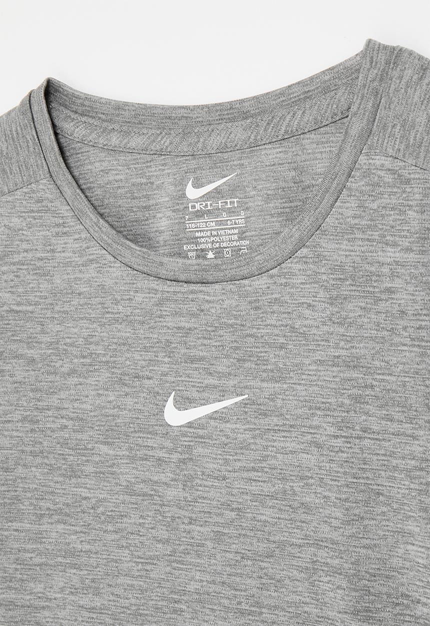 Nike - Nike dri-fit short sleeve top - smoke grey heather