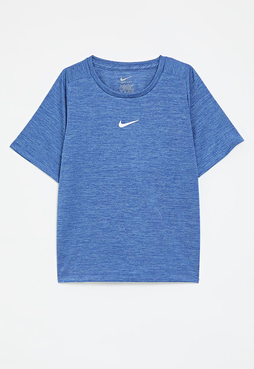 Nike - Nike dri-fit short sleeve top - game royal heather