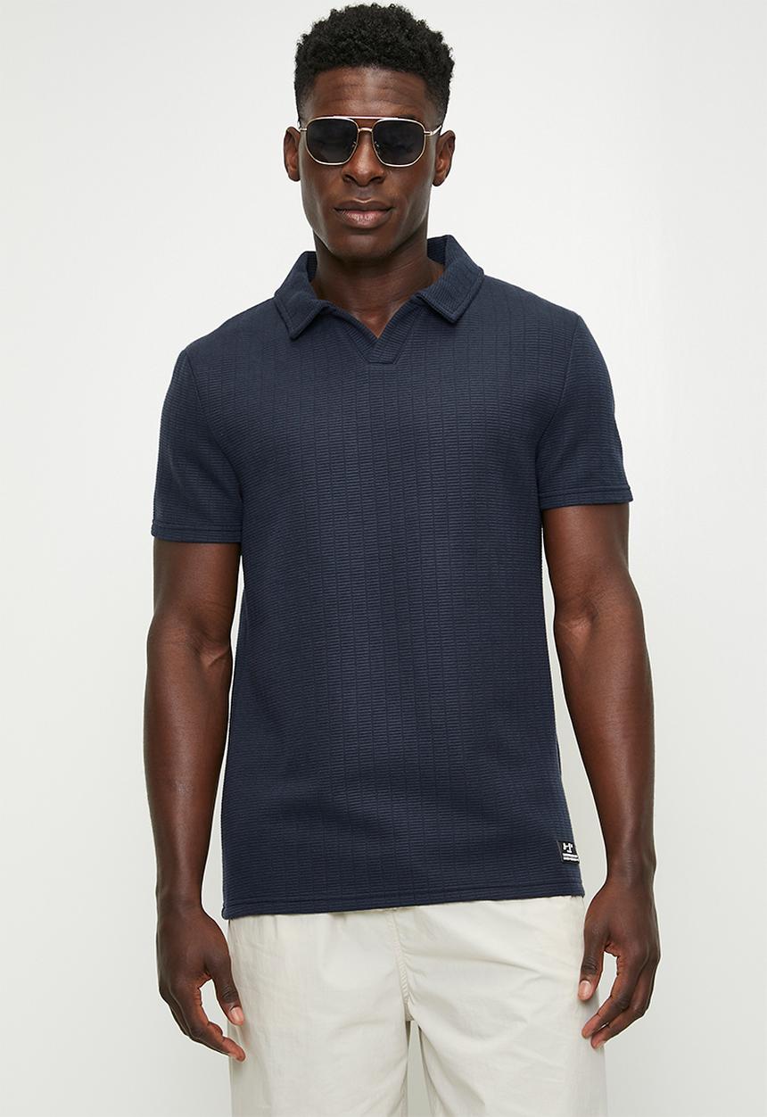 Brave Soul - Polo T-Shirts - Navy