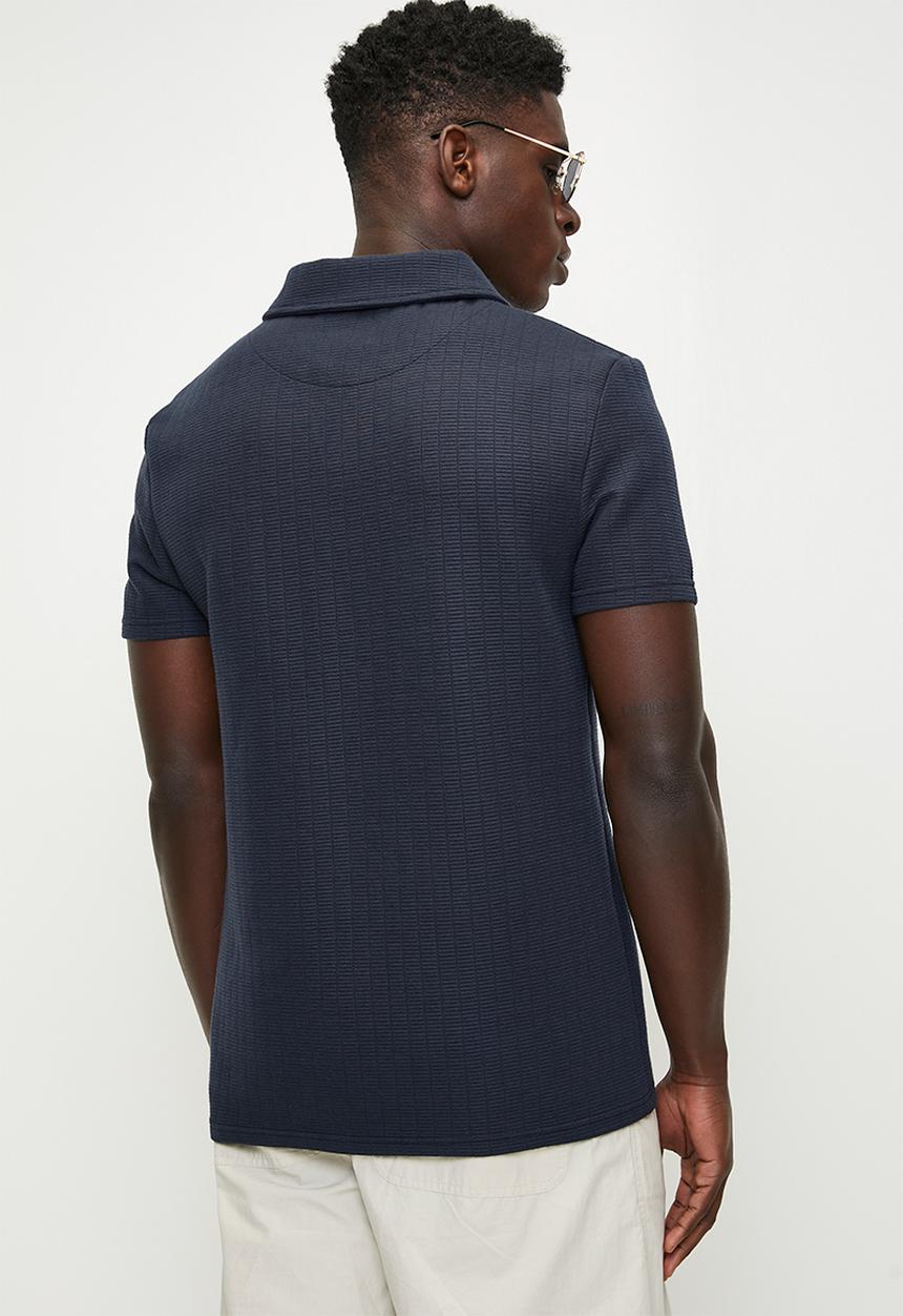 Brave Soul - Polo T-Shirts - Navy
