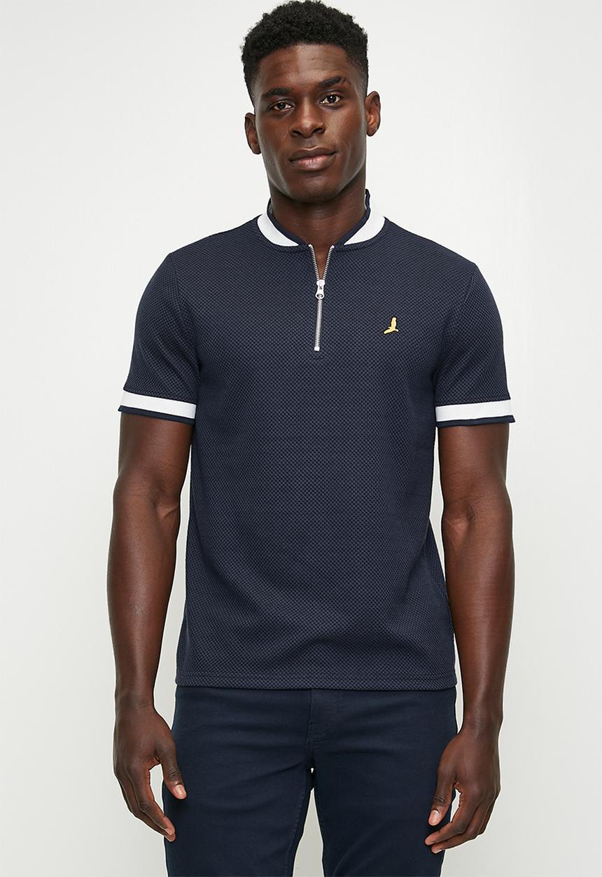 Brave Soul - Polo T-Shirts - Navy
