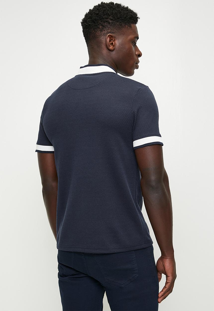 Brave Soul - Polo T-Shirts - Navy