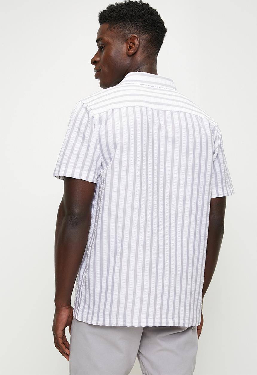 Brave Soul - Shirts - Grey & White